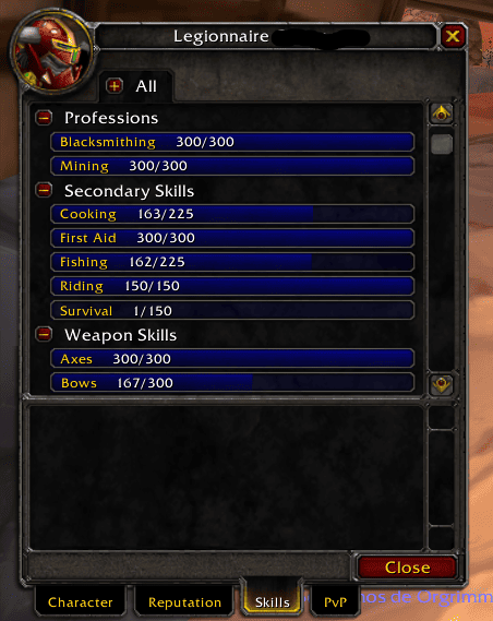 Guerrero Lv.60 WoW Turtle - South Seas