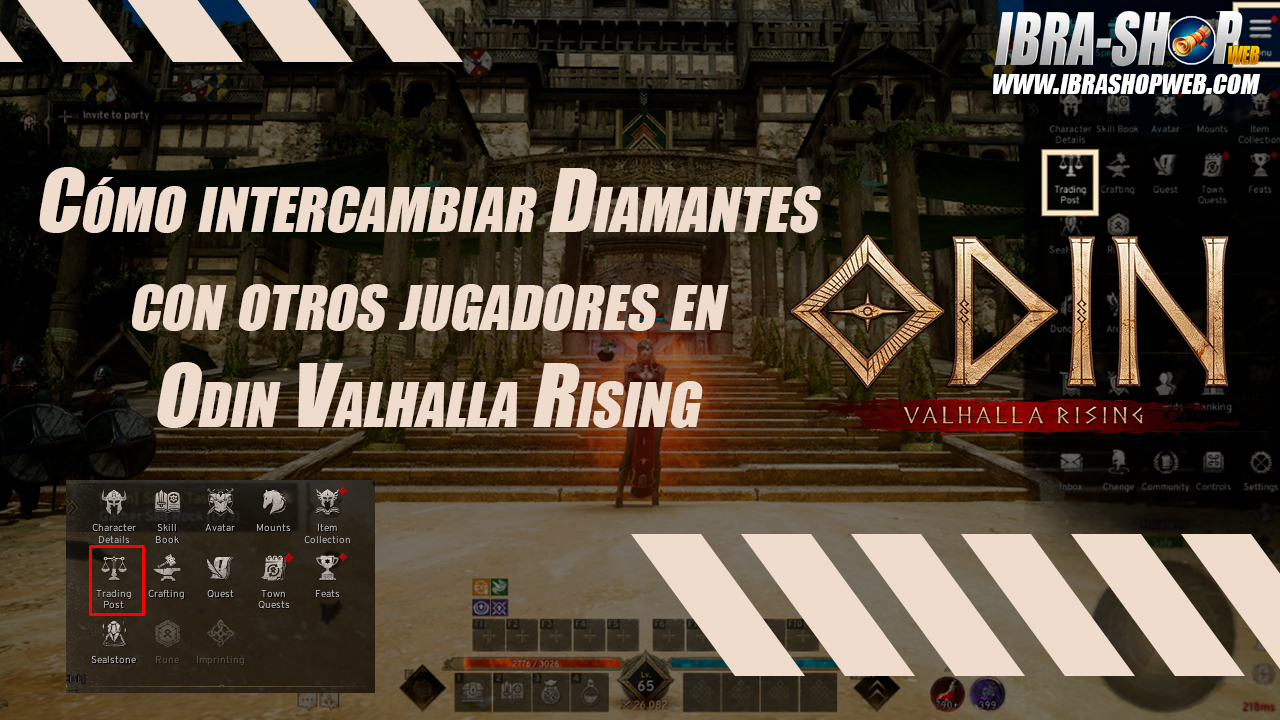 ¿Cómo intercambiar Diamantes con otros jugadores en Odin Valhalla Rising?