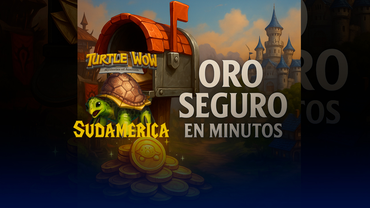 ¿Cómo funciona la entrega de oro en Turtle WoW?