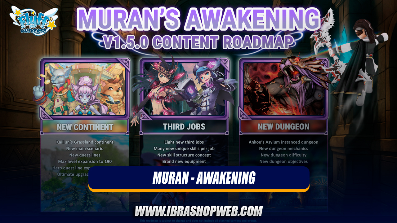 Muran's Awakening: Todo lo que trae la expansión más grande de Flyff Universe
